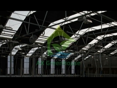 Landwirtschaftliche Kunststofffolie Gewächshaus Einzelspann Transparent