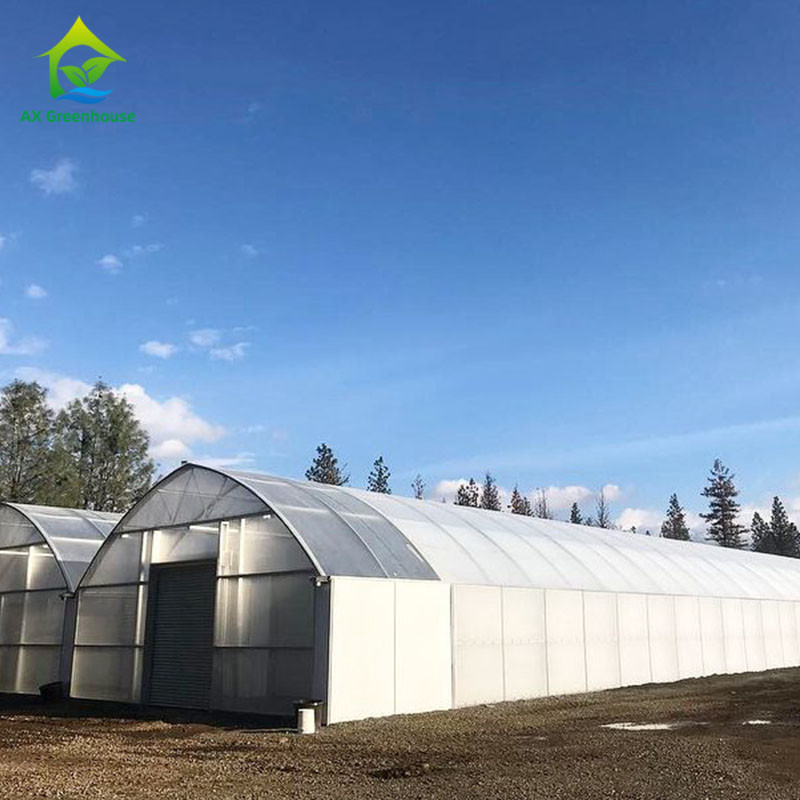 1,8-3M-Wand-Höhen-helles Dep Grow Tunnel Greenhouse With-Klimaregelungs-System