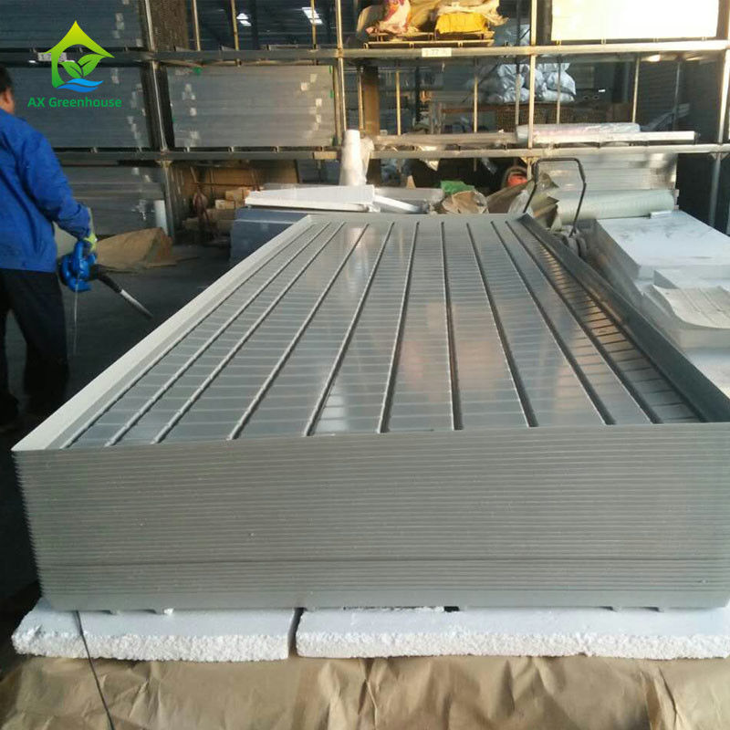 Stabile, umweltfreundliche Treibhauswalzbänke mit ABS-Plastikblech und Aluminiumlegierungsrahmen in anpassbaren Größen