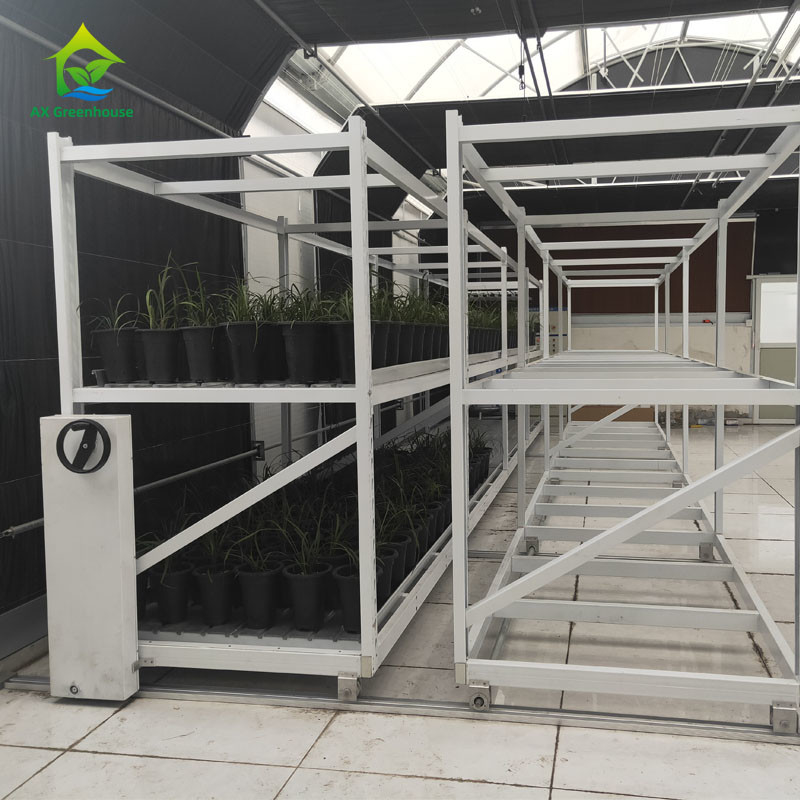 Innenraum-Doppelschicht-Gemüse-Heilkräuter-Grower-Rack für vertikalen Anbau